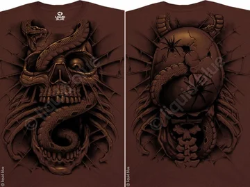 Череп и кости - издавна был знаком опасности, сейчас это тайное общество (Skull and bones) членами которого становятся только представители высшей элиты, выходцы из самых богатых и влиятельных семей США. Они занимали и занимают важнейшие посты в политике, СМИ, финансовой, научной и образовательной сферах. Так, среди патриархов тайной ложи, ее основателей, значились Банди, Лорды, Рокфеллеры и другие. Не верите? Посмотрите на Википедии! Выбор за Вами, но футболки просто супер!